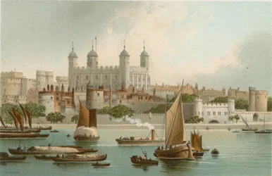 Der Turm vom Fluss aus