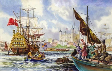 Der Tower von London im späten 17. Jahrhundert