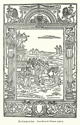 Der Triumph der Liebe, aus Petrarcas Trionfi