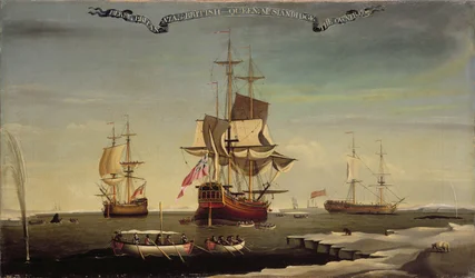 Die Walfangflotte von Sir Samuel Standidge, Hull School of Painting