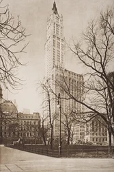 Das Woolworth Building, New York, Illustration aus 