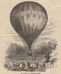 Der Ballon in den Cremorne Gardens