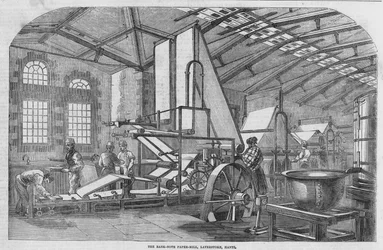 Die Papiermühle für Banknoten