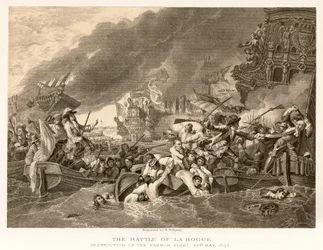 Die Schlacht von La Hogue