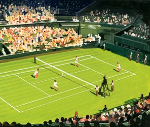 Der Center Court in Wimbledon