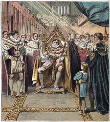 Die Krönung Georgs IV. (1762-1830) am 29/01/1820. Krönung Georgs IV.