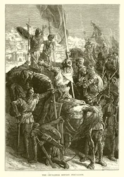 Die Kreuzfahrer vor Jerusalem