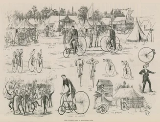 Das Radfahrerlager im Alexandra Park