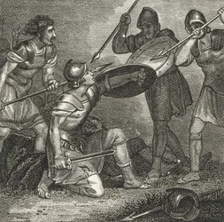 Der Tod des Spartacus (Gravur)