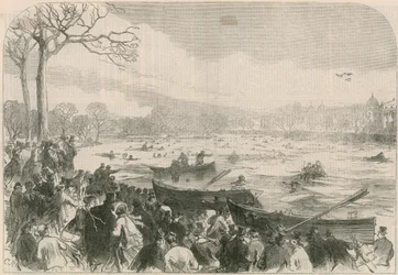 Das Unglück auf dem Eis im Regents Park