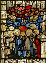 Das Ostfenster mit der Himmelfahrt