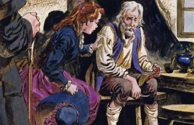 Der alte Schuhmacher erkannte seine Tochter nicht