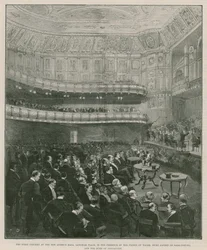Das erste Konzert in der neuen Queens Hall, Langham Place