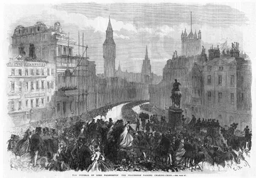 Das Begräbnis von Lord Palmerston