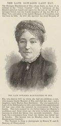 Die verstorbene Dowager Marchioness of Ely