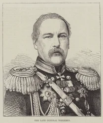 Der verstorbene General Todleben (Gravur)