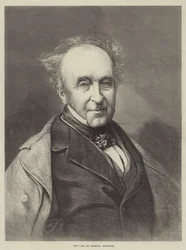 Der verstorbene Sir Roderick Murchison (Gravur)