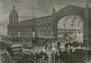 Der Fleischmarkt, Smithfield um zwei Uhr morgens