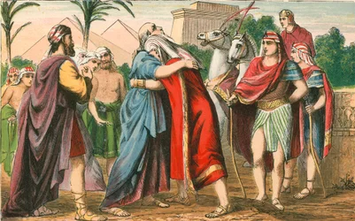 Das Treffen von Joseph und seinem Vater Jakob