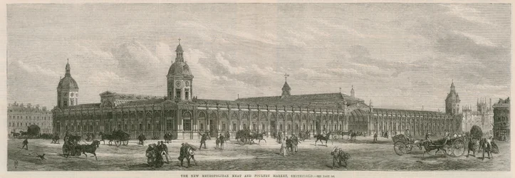 Der neue Metropolitan Fleisch- und Geflügelmarkt, Smithfield