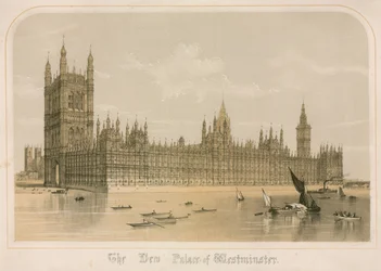 Der neue Palast von Westminster, London