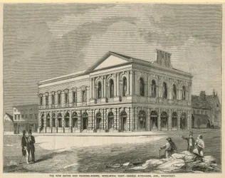 Die neuen Bäder und Lesesäle