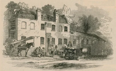 Das alte Halbwegshaus, Kensington, London