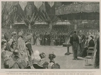 Die Eröffnung des Imperial Institute durch Ihre Majestät die Königin