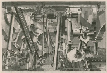 Der Schaufelmaschinenraum der Great Eastern