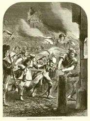 Das Volk treibt Foulon von Vitry nach Paris