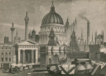 Die wichtigsten architektonischen Werke Großbritanniens, gruppiert mit Freimaurer-Emblemen