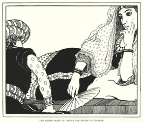 Die Königin versuchte, den Prinzen zur Zustimmung zu bewegen