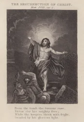 Die Auferstehung Christi, Matthäus XVIII, Vers 2