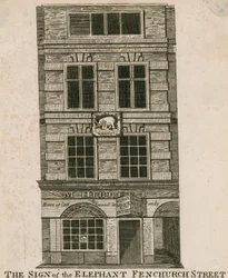 Das Zeichen des Elefanten, Fenchurch Street, London