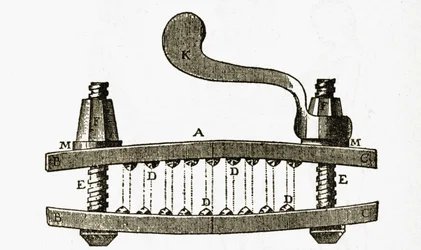 Die Daumenschraube von Maria Theresia von Österreich (1717-80)