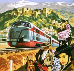 Die Züge in Spanien