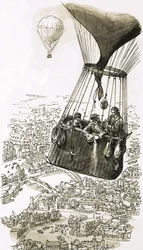 Der weltweit erste regelmäßige Luftpostdienst wurde 1870 eingerichtet