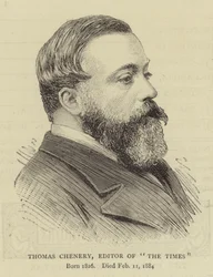Thomas Chenery, Herausgeber der "The Times" (Stich)