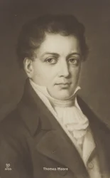 Thomas Moore (1779-1852), irischer Dichter, Sänger und Entertainer