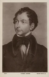 Thomas Moore (1779-1852), irischer Dichter, Sänger und Entertainer