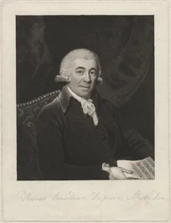Thomas Saunders Dupuis, ca. 1800 (Punktiergravur)