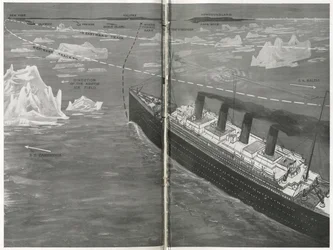 Titanic im Eisfeld, aus 