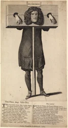Titus Oates im Pranger, veröffentlicht 1685