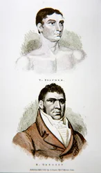 Tom Belcher und Gregson, aus einem Druck veröffentlicht 1813