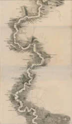 Tomblesons Panoramakarte der Themse und Medway