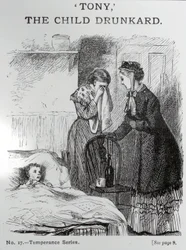 Tony, das betrunkene Kind, ca. 1860