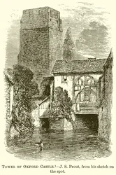 Turm des Oxford Castle