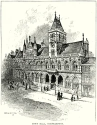 Rathaus, Northampton (Gravur)