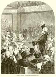 Prozess gegen Warren Hastings in der Westminster Hall