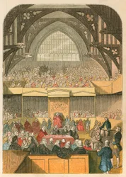 Prozess gegen Warren Hastings in der Westminster Hall